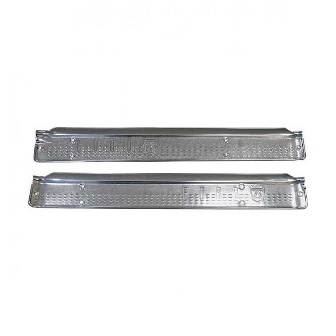 Door Scuff Plates - Rear Doors - Ford 4 Door Sedan