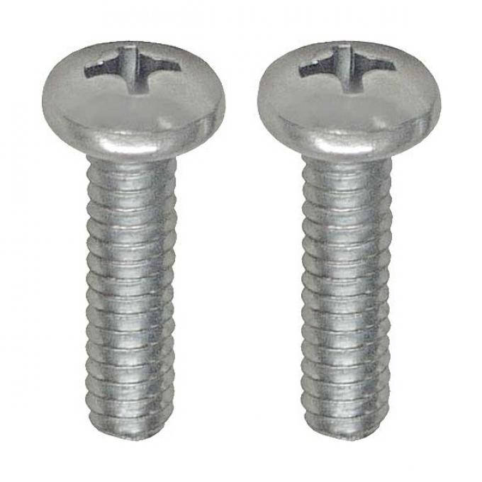 Ford Thunderbird Outside Rear View Mirror Screw Set, Left, From Mid 1964-66
