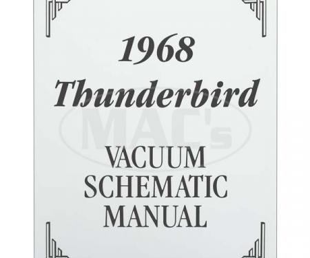 Vacuum Diagram Manual, Thunderbird, 1968