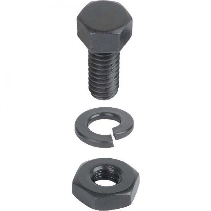 Model A Ford Firewall To Gas Tank Bolt Set - Black Oxide - 24 Pieces