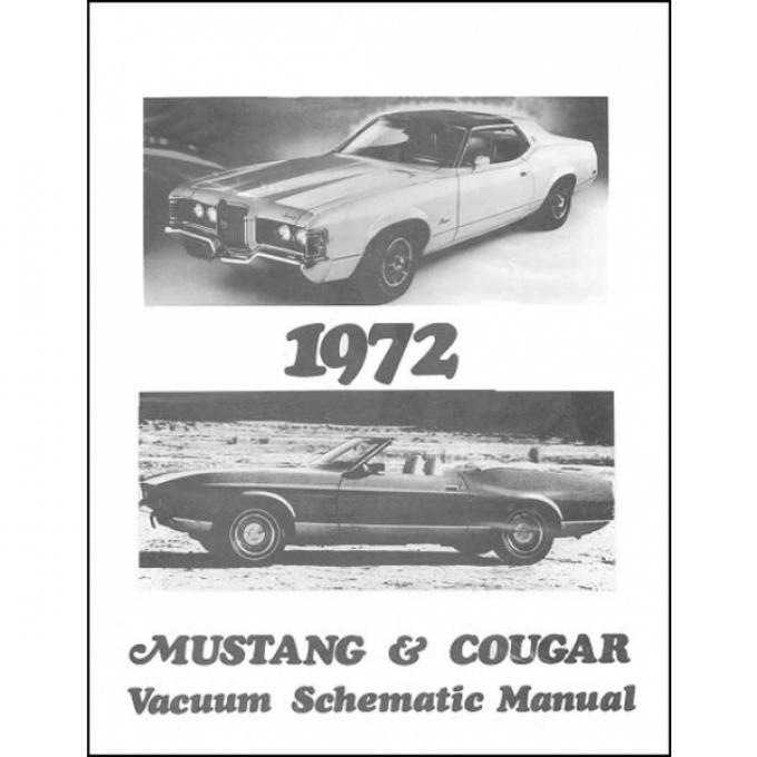 Mustang And Cougar Vacuum Schematic Manual - 3 Pages - 1 Illustration