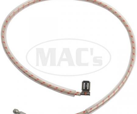 Oil Sender To Cowl Wire - 15 - Braided Wire - Mercury