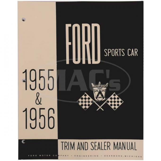 Trim and Sealer Manual, 1955-1956