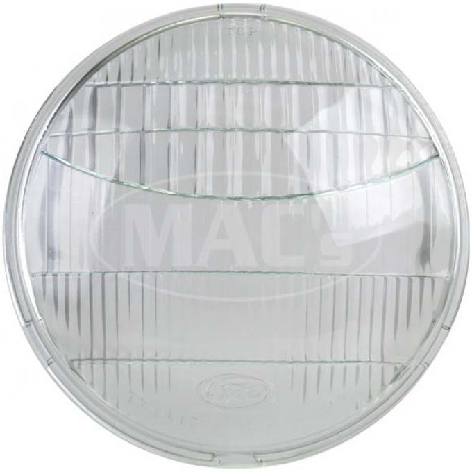 Glass Headlight Lens - Ford Script - Ford Pickup Truck