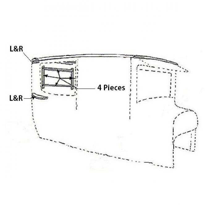 Model T Ford Body Wood Kit - Complete - Tudor Sedan