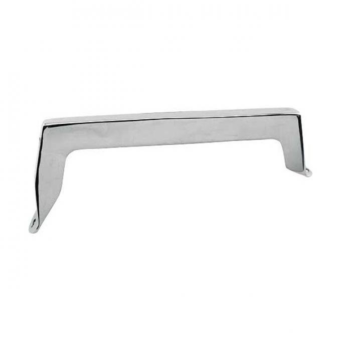 Ford Mustang Console Front End Cap - Die Cast Zinc With Chrome Finish - For Cars With Air Conditioning