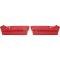 Ford Thunderbird Seat Side Skirts, Red, 1961-63