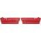 Ford Thunderbird Seat Side Skirts, Red, 1961-63