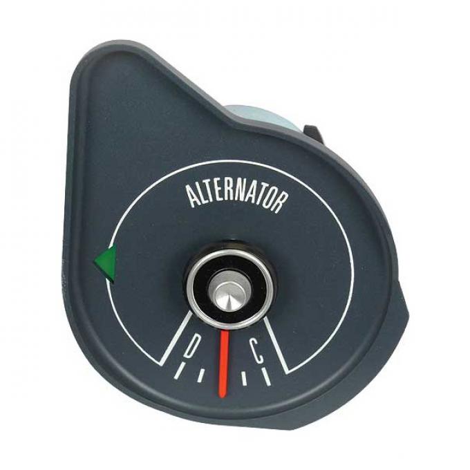Ford Mustang Amp Gauge - With Gray Face - Replaces Stamping# C9ZF-10671