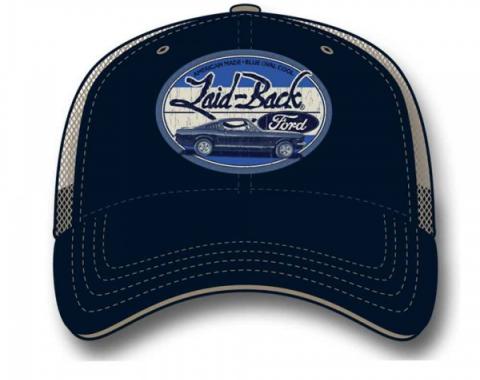 Laid Back Garage Blue Oval Cool Hat