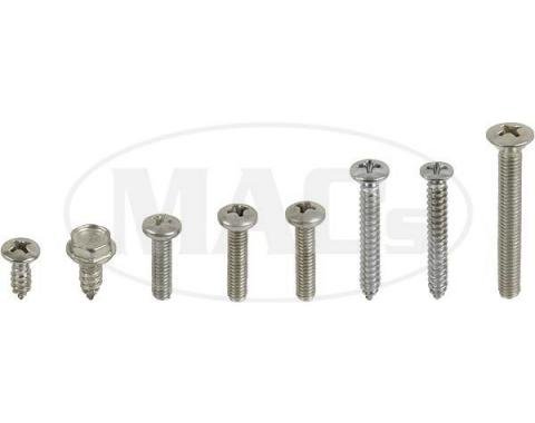 Exterior Screw Kit (53 Pieces), Galaxie, 1963-1964