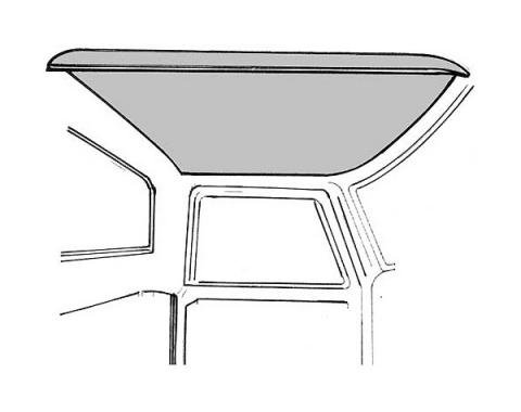 Ford Pickup Truck Headliner Kit - Perforated Gray - 1 Piece