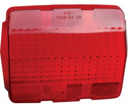 Daniel Carpenter Ford Mustang Tail Light Lens - Red - FoMoCo Logo As Original C5ZZ-13450