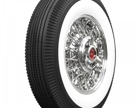 Tire, 670 X 15, 2-11/16 Whitewall, Tubeless, Universal, 1955-56