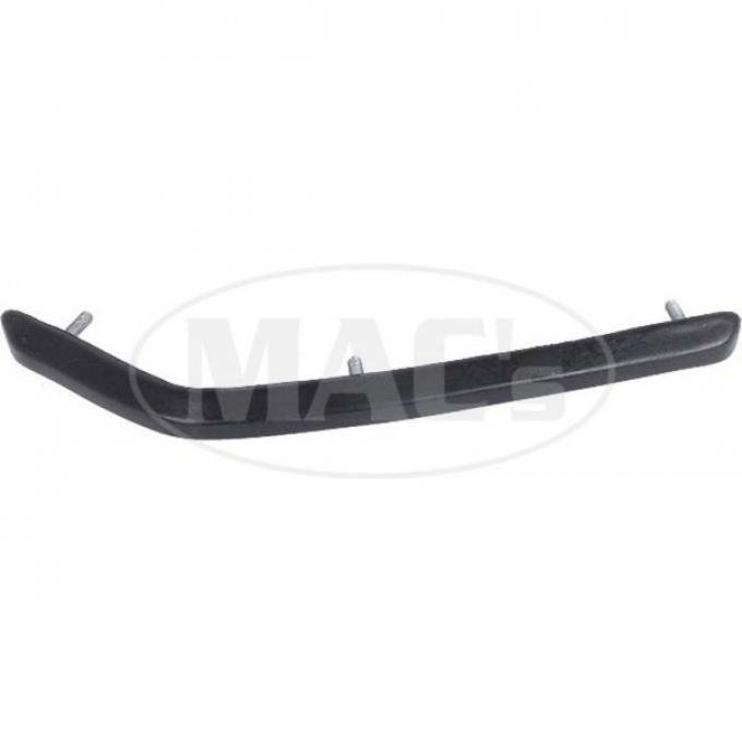 Front Bumper Guard Pad, Rubber, Galaxie, Torino, Full-Size Mercury, 1971-1972