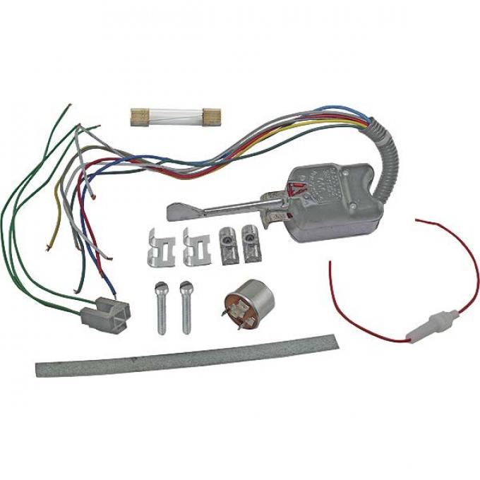 Turn Signal Switch Kit - 12 Volt Negative Ground - Ford