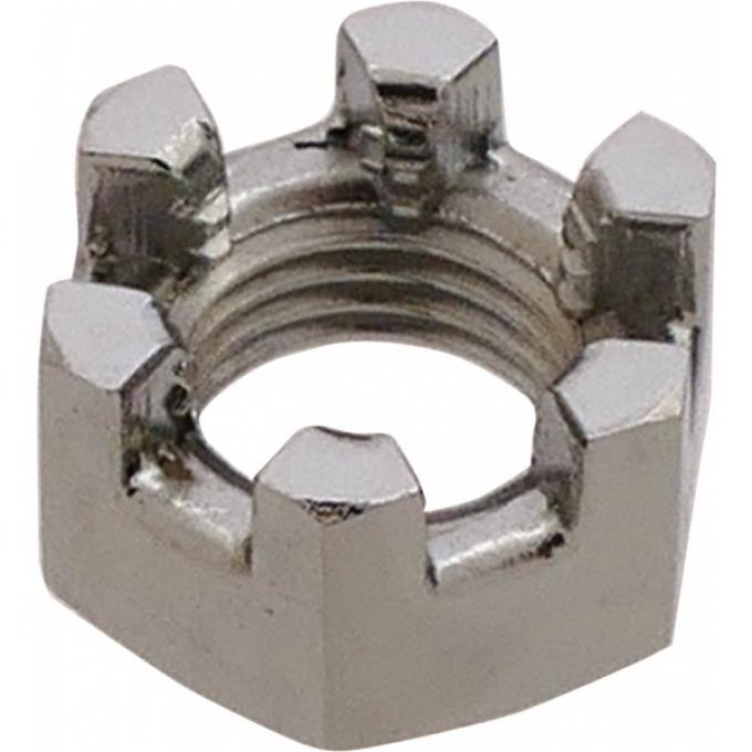 Castle Nut - Chrome - 3/8-24