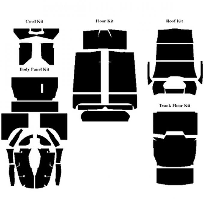 Acoustishield Insulation Kit - Ford Fordor Sedan