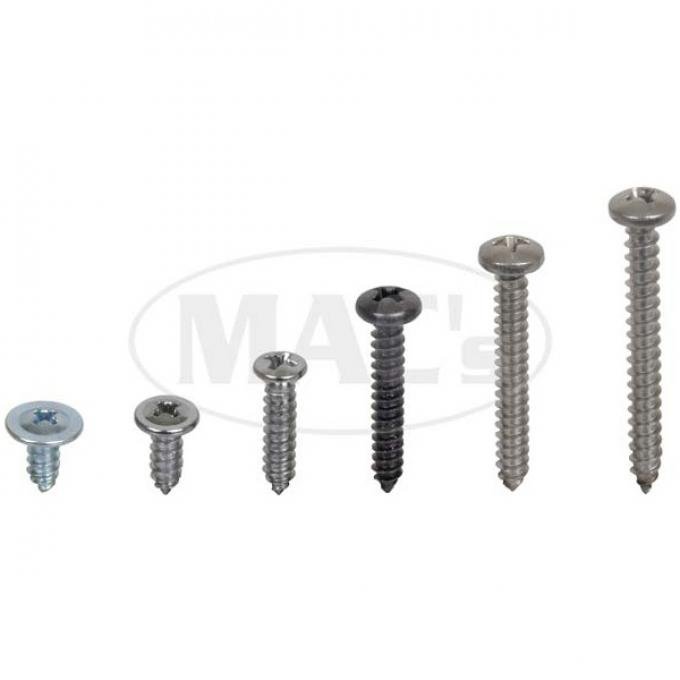 Exterior Screw Kit (58 Screws)-With Ww, Torino, 1972-1973