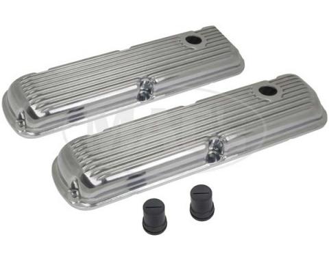 Cal Custom Valve Covers - Pressure Die-Cast - Finned Aluminum