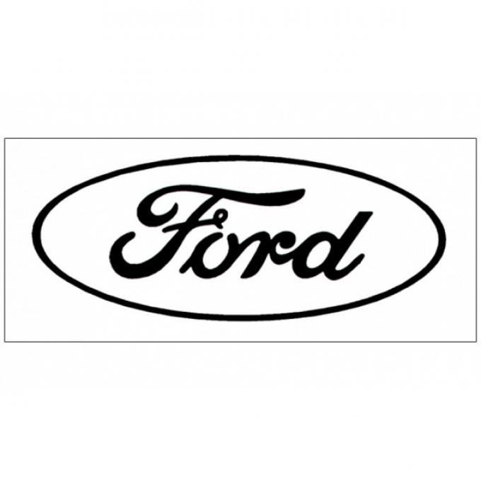 Ford Oval Logo Decal Open Style 8'' Tall