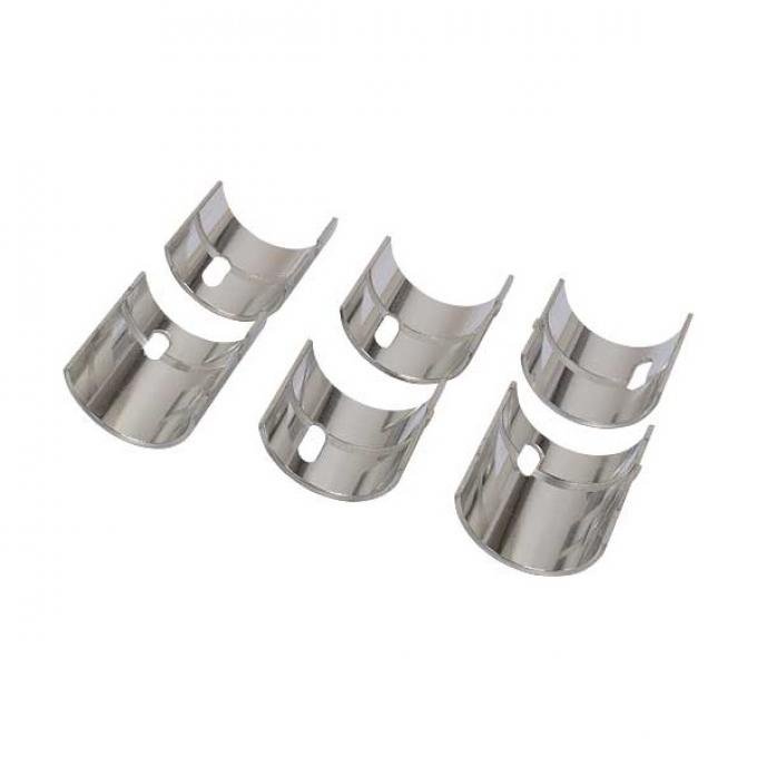 Main Bearing Set, Insert-Style, 0.040" Oversized, 3 Pair, Model A Ford with 4-Cylinder Model B Engine