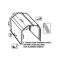 Model T Ford Hood - Torpedo Style - Aluminum - Cast Aluminum Handles - Plain Sides - Leather Lacing