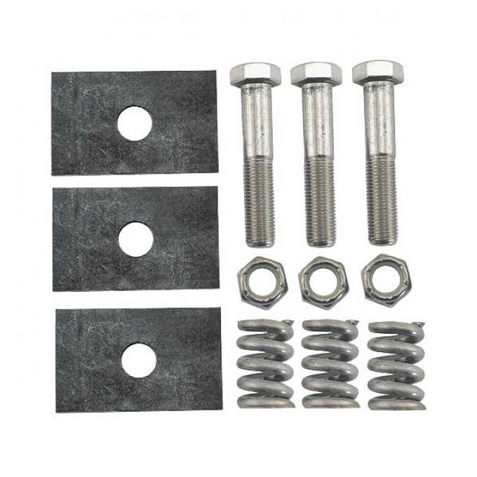 Gas Tank To Frame Mounting Kit - 12 Pieces - Stainless Steel - Ford Passenger