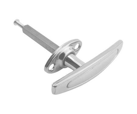 Outside Door Handle - Right Or Left - Stainless Steel - Ford Open Car Except Cabriolet