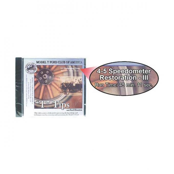 MTFCA T Tips On DVD - Speedometer Restoration III - Series 4 - Volume 5