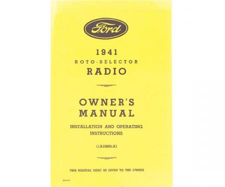 Radio Installation Handbook - Fold-Out Brochure - Ford