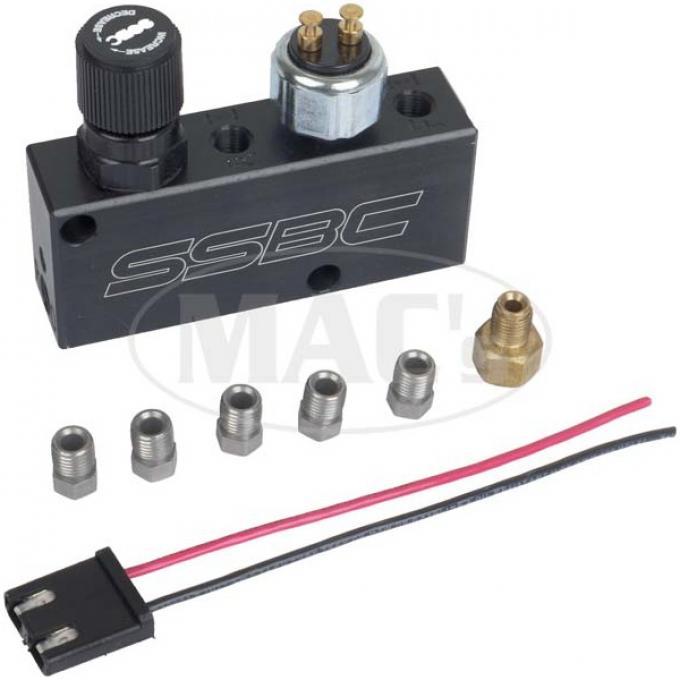 Proportioning Valve,SSBC,Adjustable,Brake Light Switch