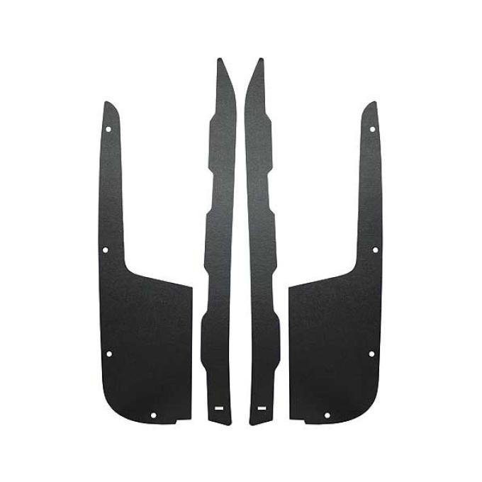 Rear Quarter Upper Trim Set - 4 Pieces