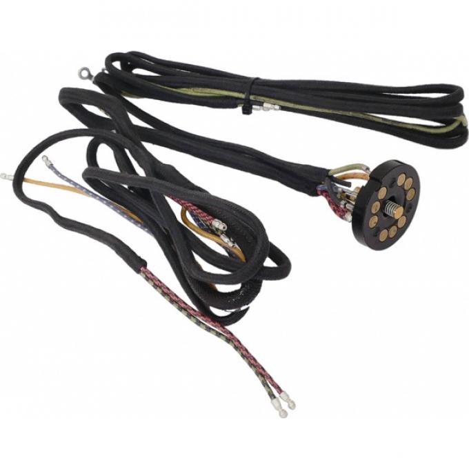 Model A Ford Lighting Wire Harness - With Cowl Lamps - For 1 Bulb System