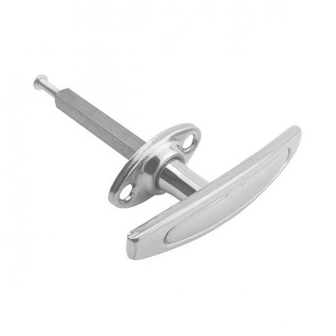 Outside Door Handle - Right Or Left - Stainless Steel - Ford Open Car Except Cabriolet