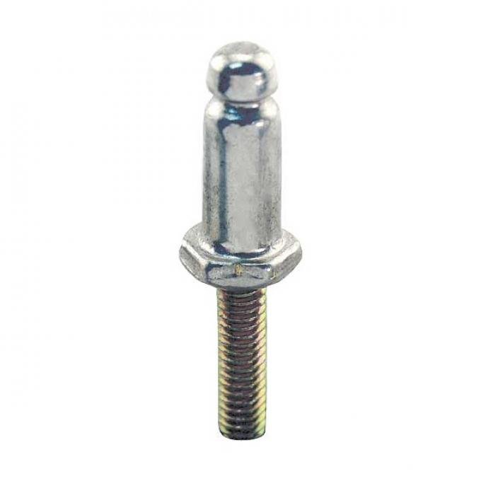 Model A Ford Lift The Dot Fastener - Double Stud On 8/32 Machine Thread - Nickel