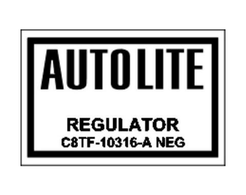 High Performance Voltage Regulator Decal - Montego