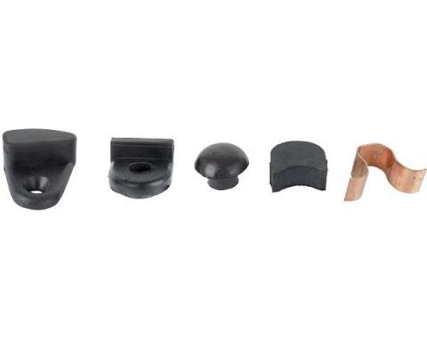 Model A Ford Door Bumper Set - Rubber - 12 Pieces - Roadster & Deluxe Phaeton & Roadster Pickup