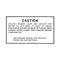Convertible Top Caution Decal