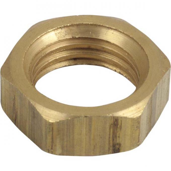 Model A Ford Moto-Meter Mounting Nut - Brass
