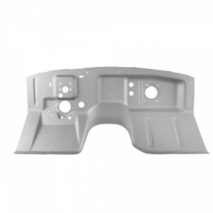 Firewall - Stamped Steel - Weld-through Primered - IncludesThe Toe Board - Coupe and Fastback, Must Be Modified For Convertible