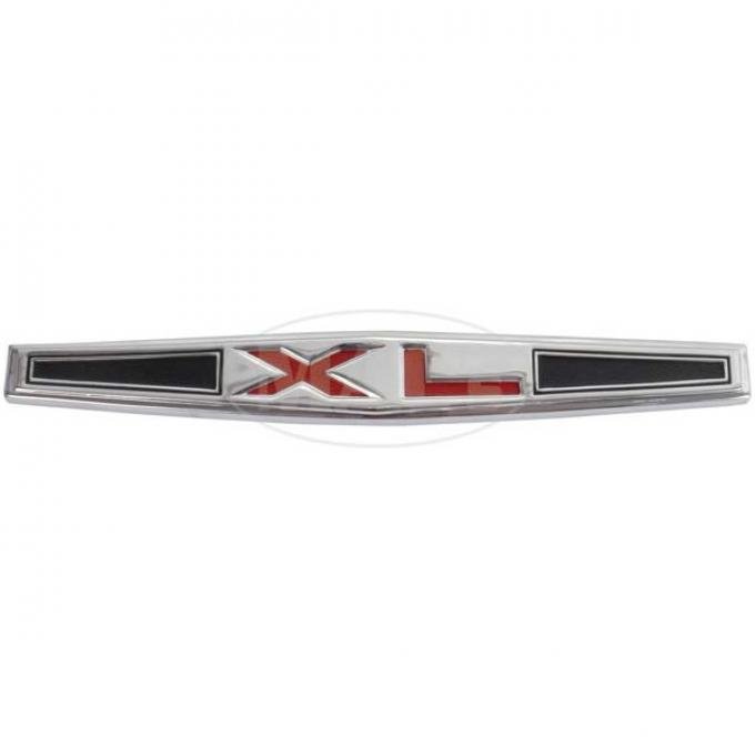 Rear Quarter Panel Emblem, XL Badge, Left, Fairlane, 1967