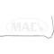 Ford Thunderbird Radiator Overflow Tube, Stainless Steel, 1955-57