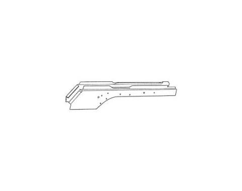 Ford Mustang Front Frame Rail - Left - Full Length Outer & Inner