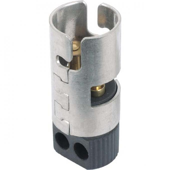 Model A Ford Tail Light Lamp Socket - For Drum Type Light -Double Contact