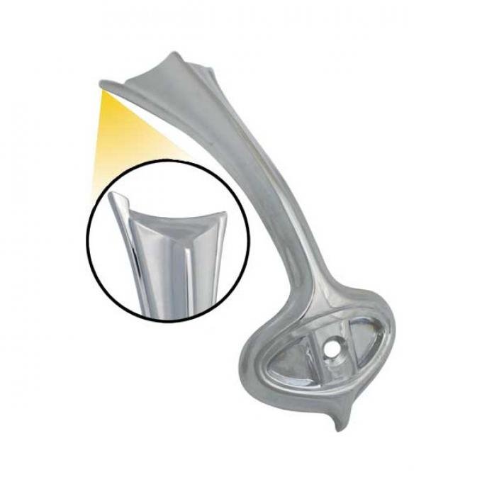Radiator Ornament - Die Cast - Chrome - Ford Passenger