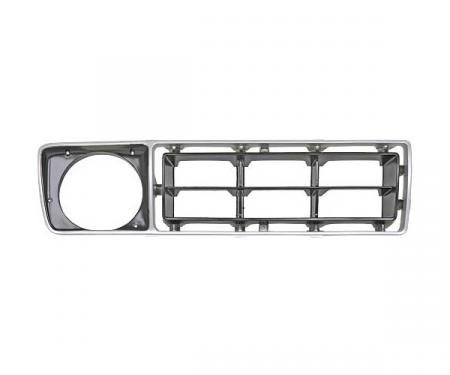 Ford Pickup Truck Grille Shell Insert - Right Side - Argent& Black - F100 Thru F350