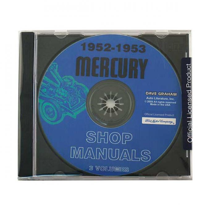 Shop Manual CD - Mercury Passenger Car - For Windows Operating Systems Only
