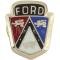 Hat Or Lapel Pin, Ford Shield, Gold
