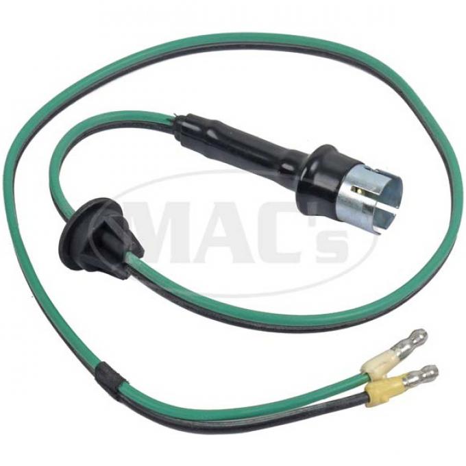 Parking Light Wire and Socket, Left, PVC Wire, 1958 through1959 Ford F-100 through F-250 Pickup Truck